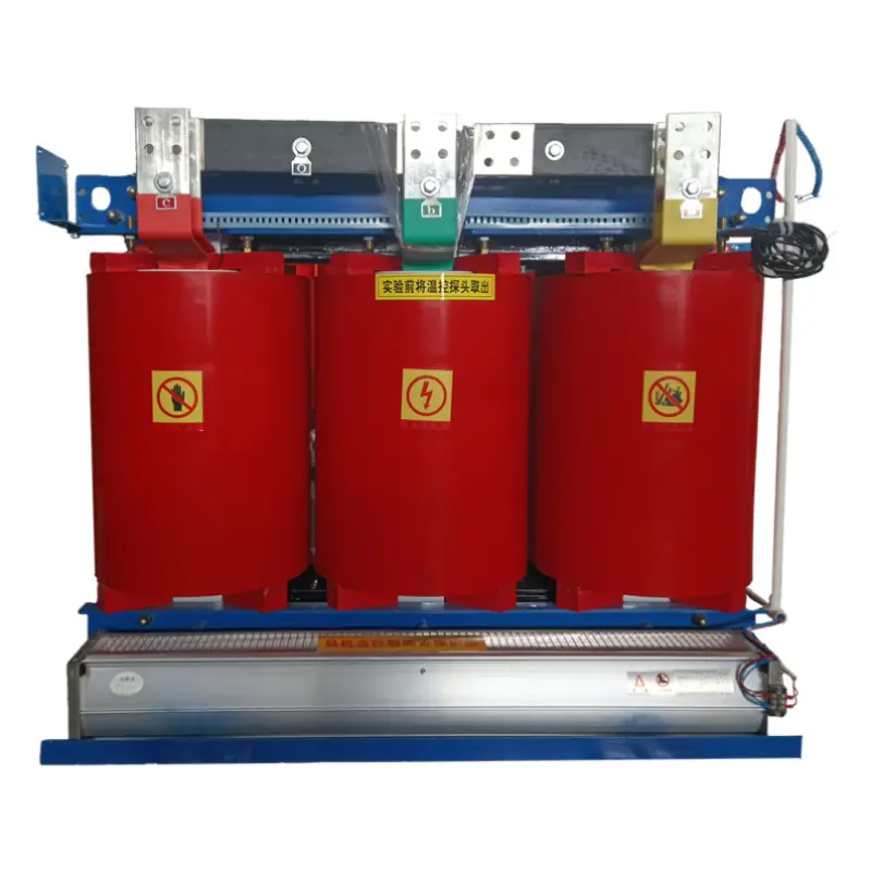 Transformateur de type sec à haute fréquence et à faible perte en résine moulée 500kva